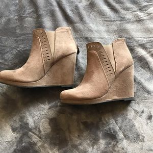 Wedge booties